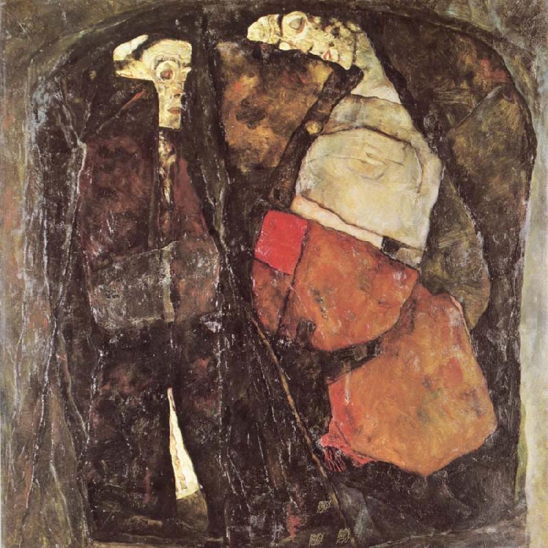Egon Schiele Pregnant Woman and Death